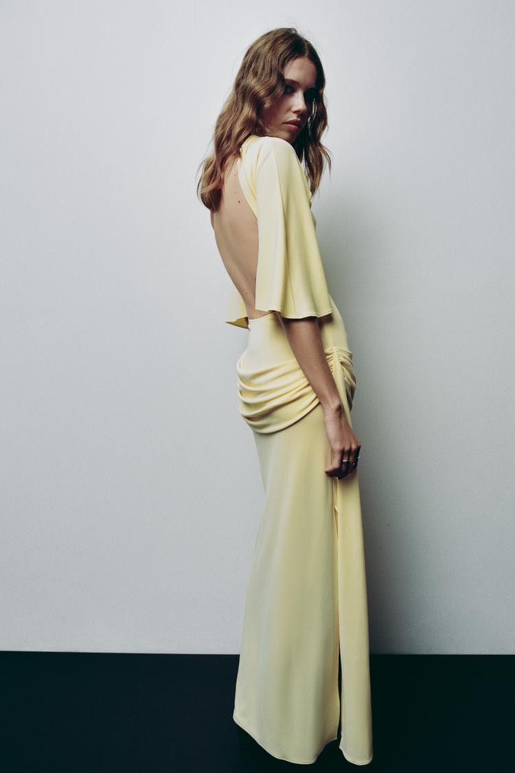Alice draped maxi dress