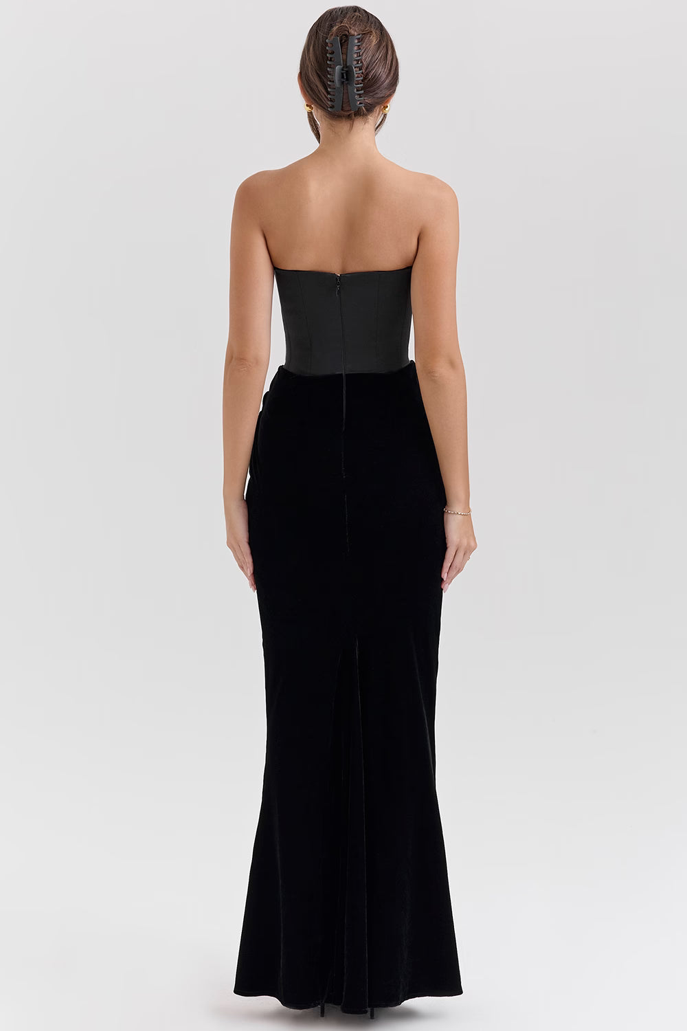 Adeline strapless maxi dress