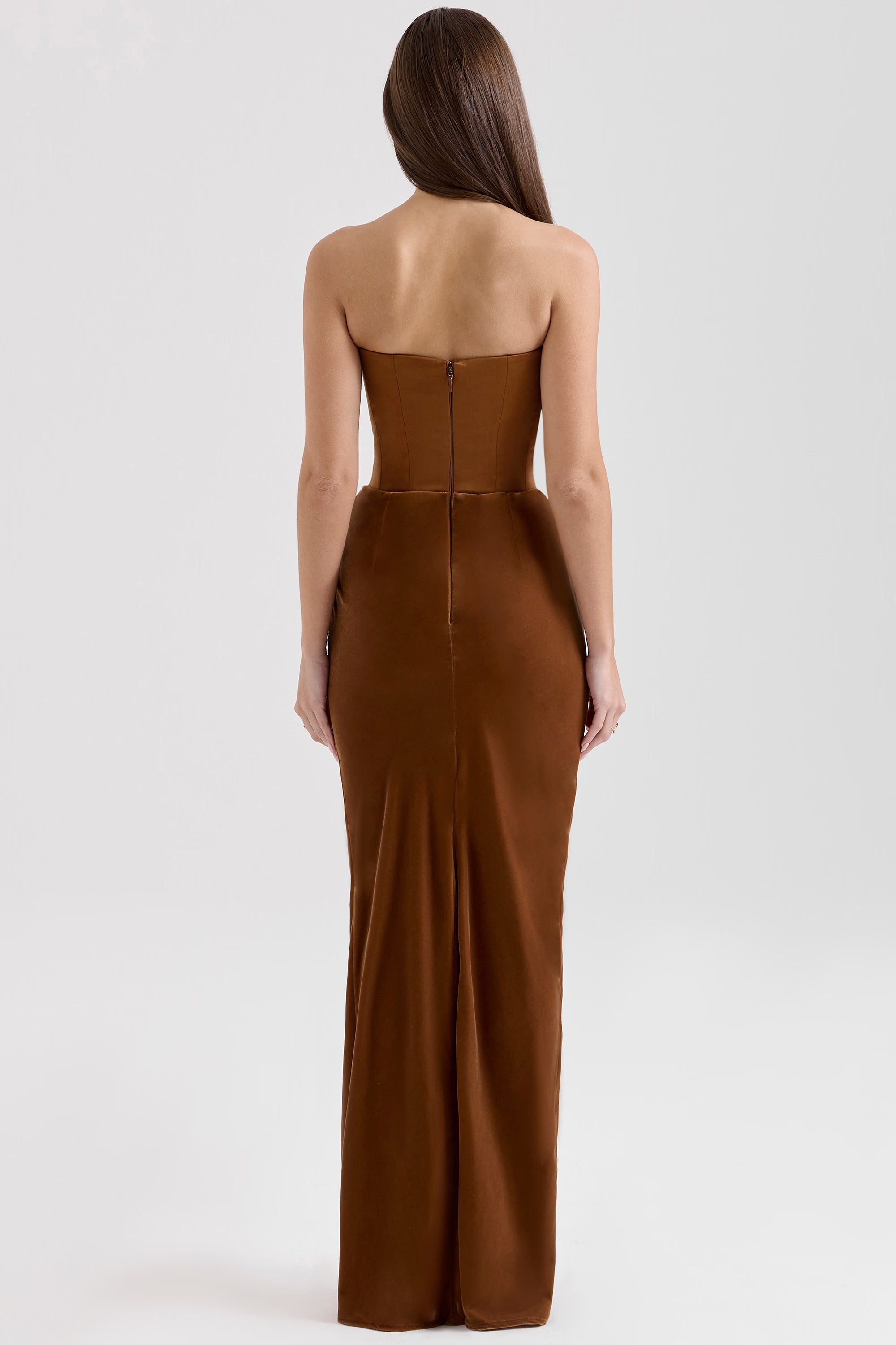 Adeline strapless maxi dress