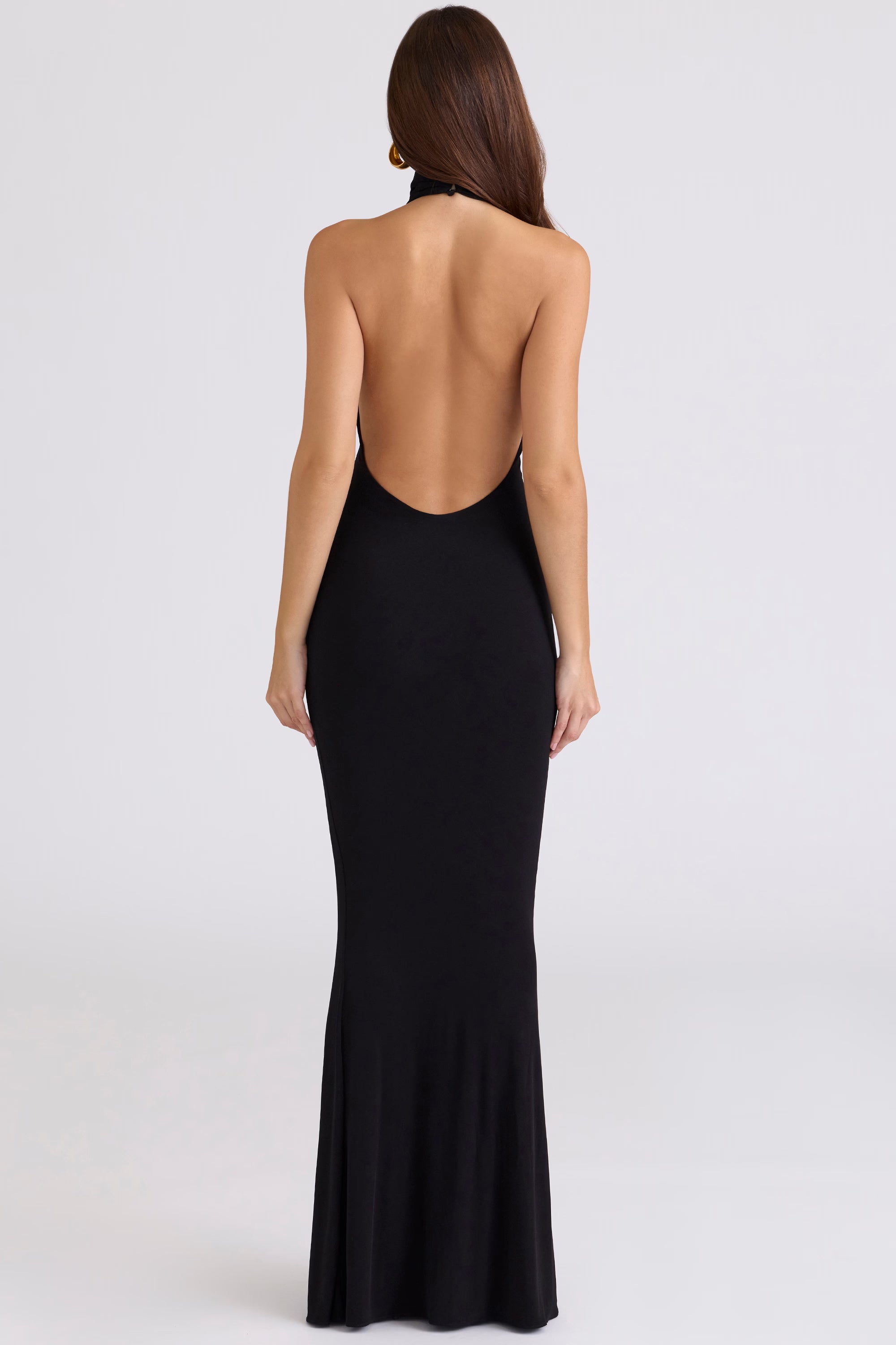 Amelia halter maxi dress