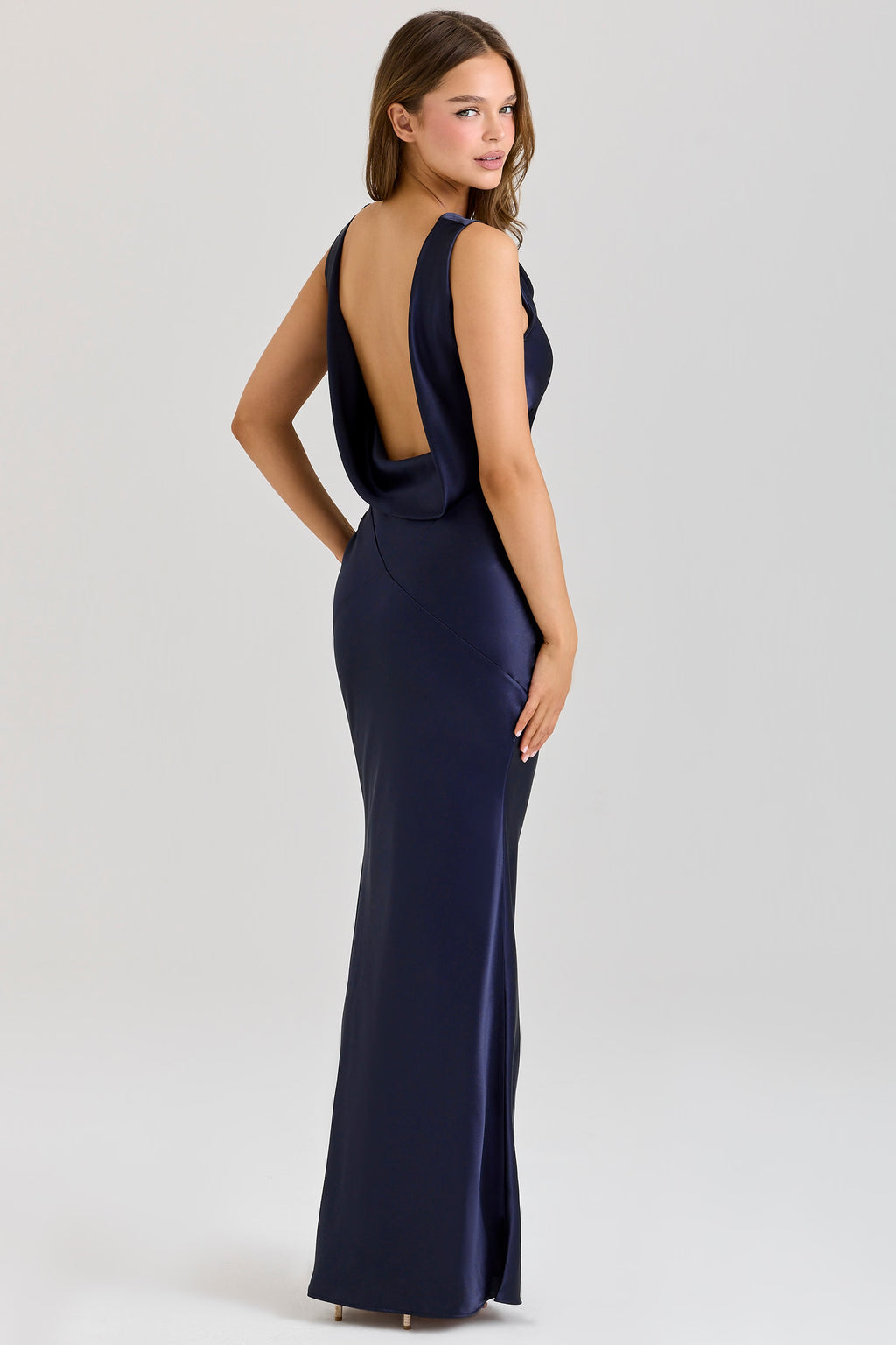Aria backless maxi dress